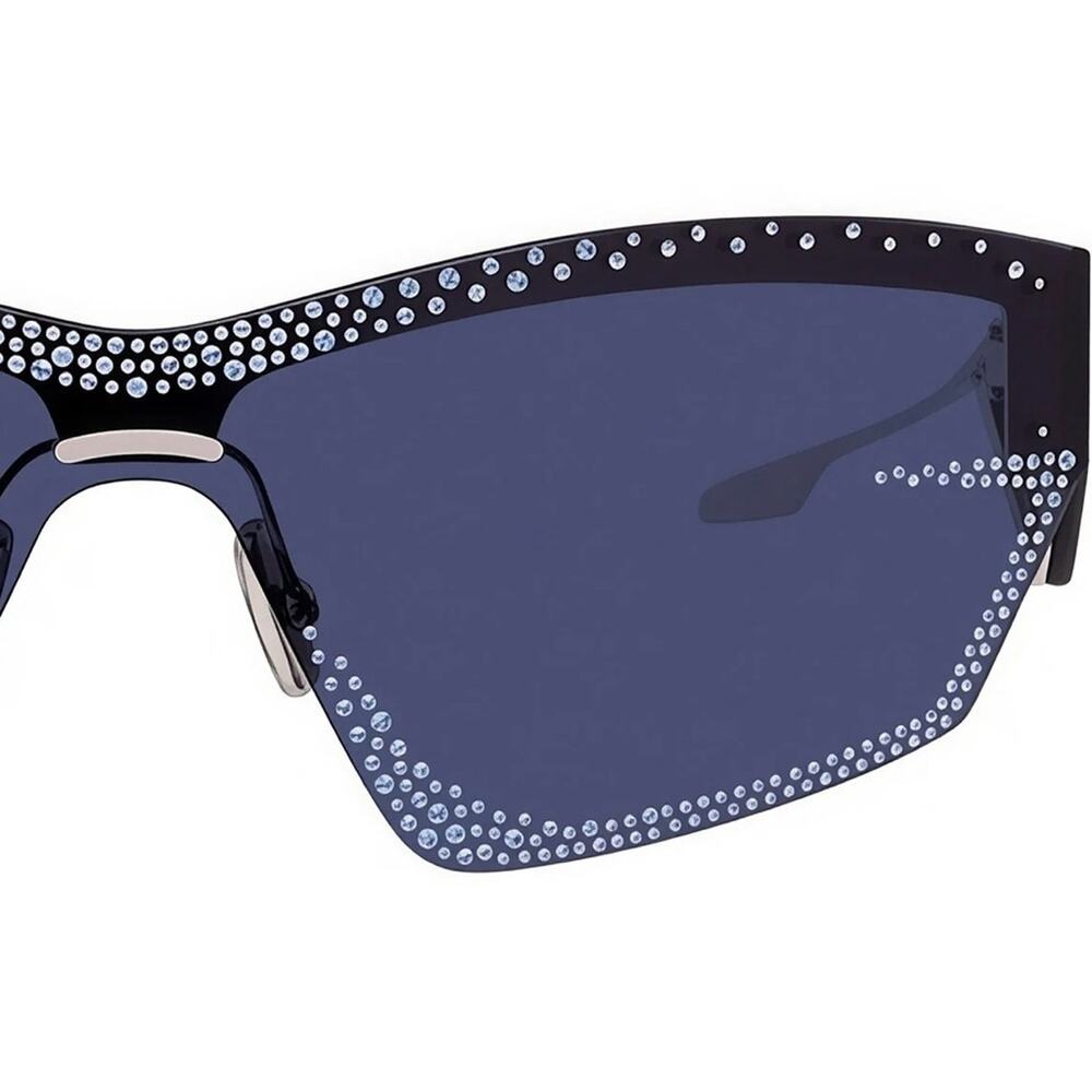 New! Givenchy GV4100US 16V Stylish Blue Rhinestone Sunglasses, Authentic - Picture 7 of 8